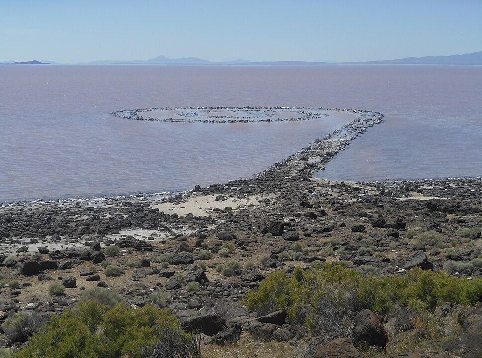 Land Art Spiral Jetty, D.Harding