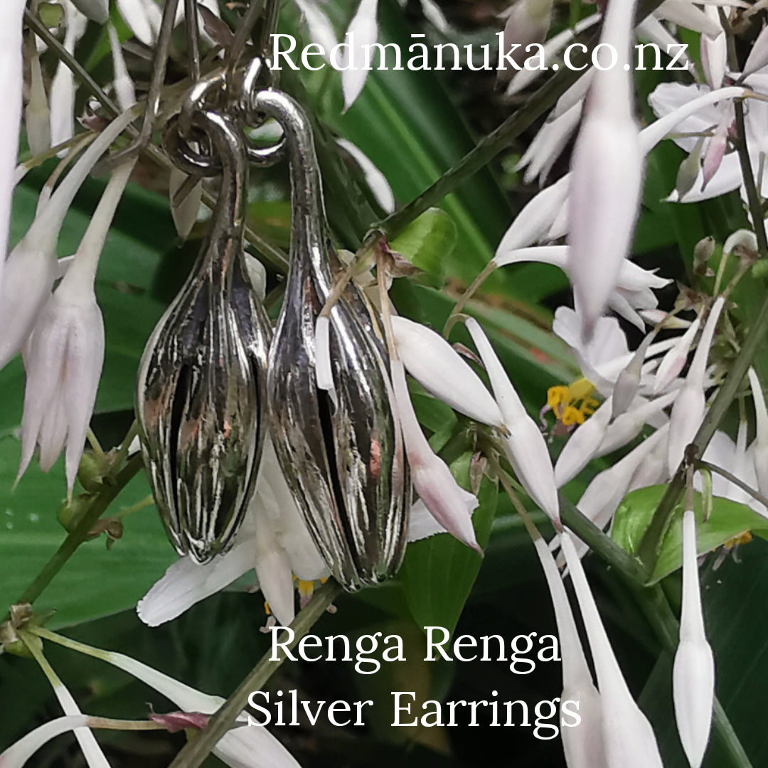 Renga Renga Earrings | nz jewellery | redmānuka