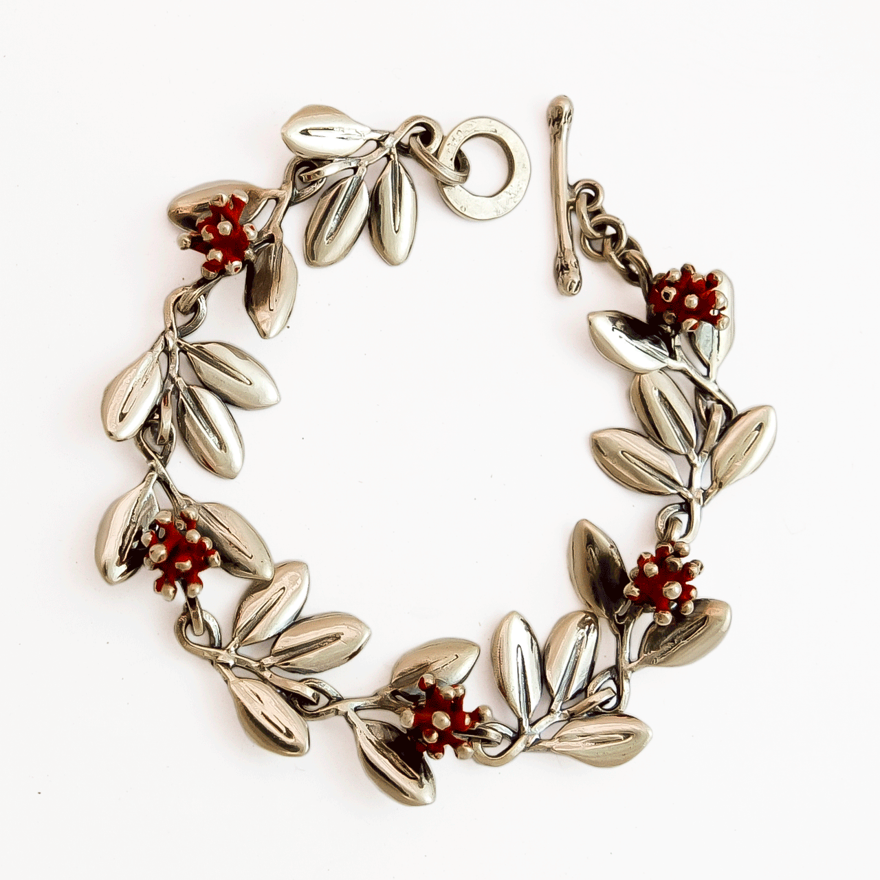 Jewellery NZ | Silver Earrings | Pōhutukawa