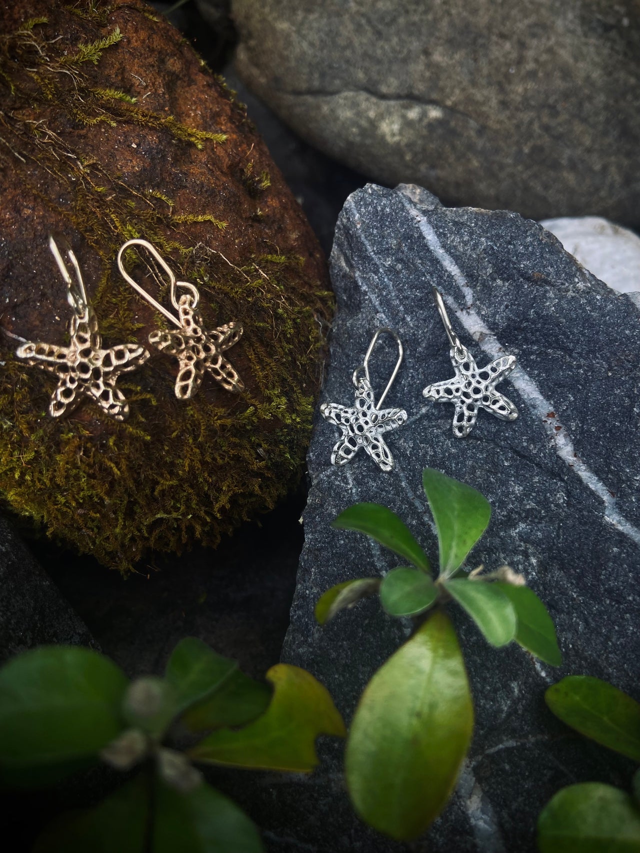 Korokio Silver Earrings | nz jewellery | redmānuka