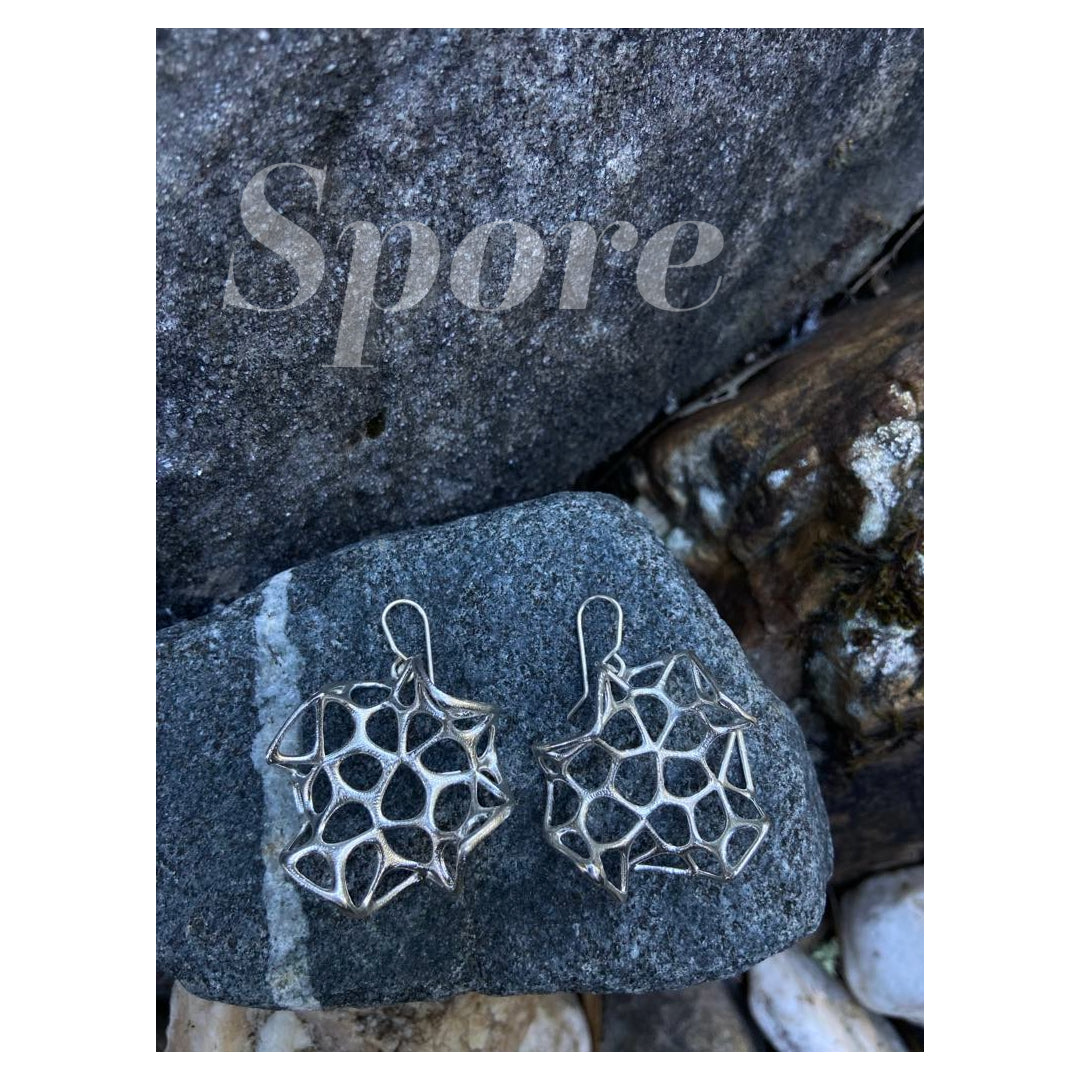 Spore Earrings | nz jewellery | redmānuka