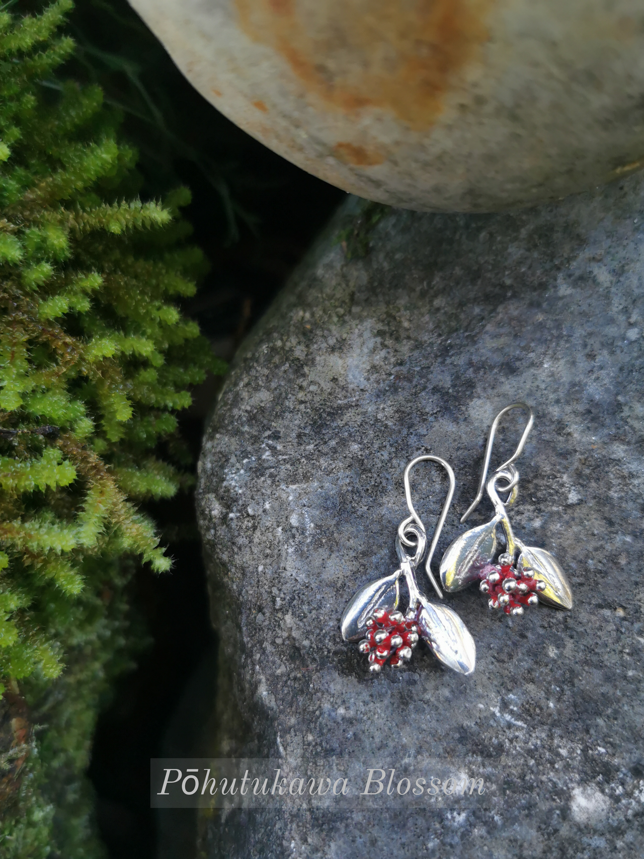Pōhutukawa Earrings