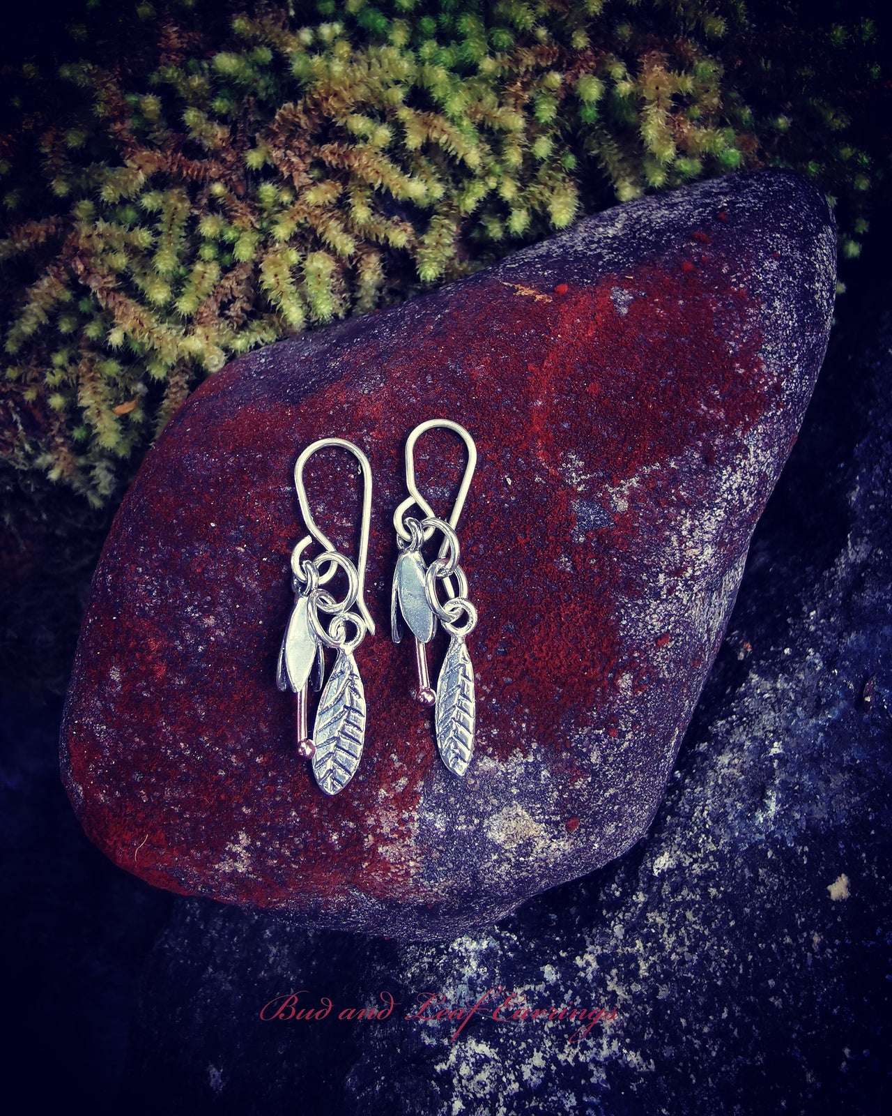Spring Bud and Leaf Earrings -  Koromiko