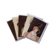 5 pack Janet Frame Card  from the original watercolour painting by Frith Wilkinson