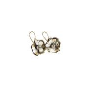 Poppy Flower Earrings | nz jewellery | Redmanuka, silver earrings