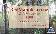 Redmanuka Gift Vouchers, a special gift, no expiry, any value. 