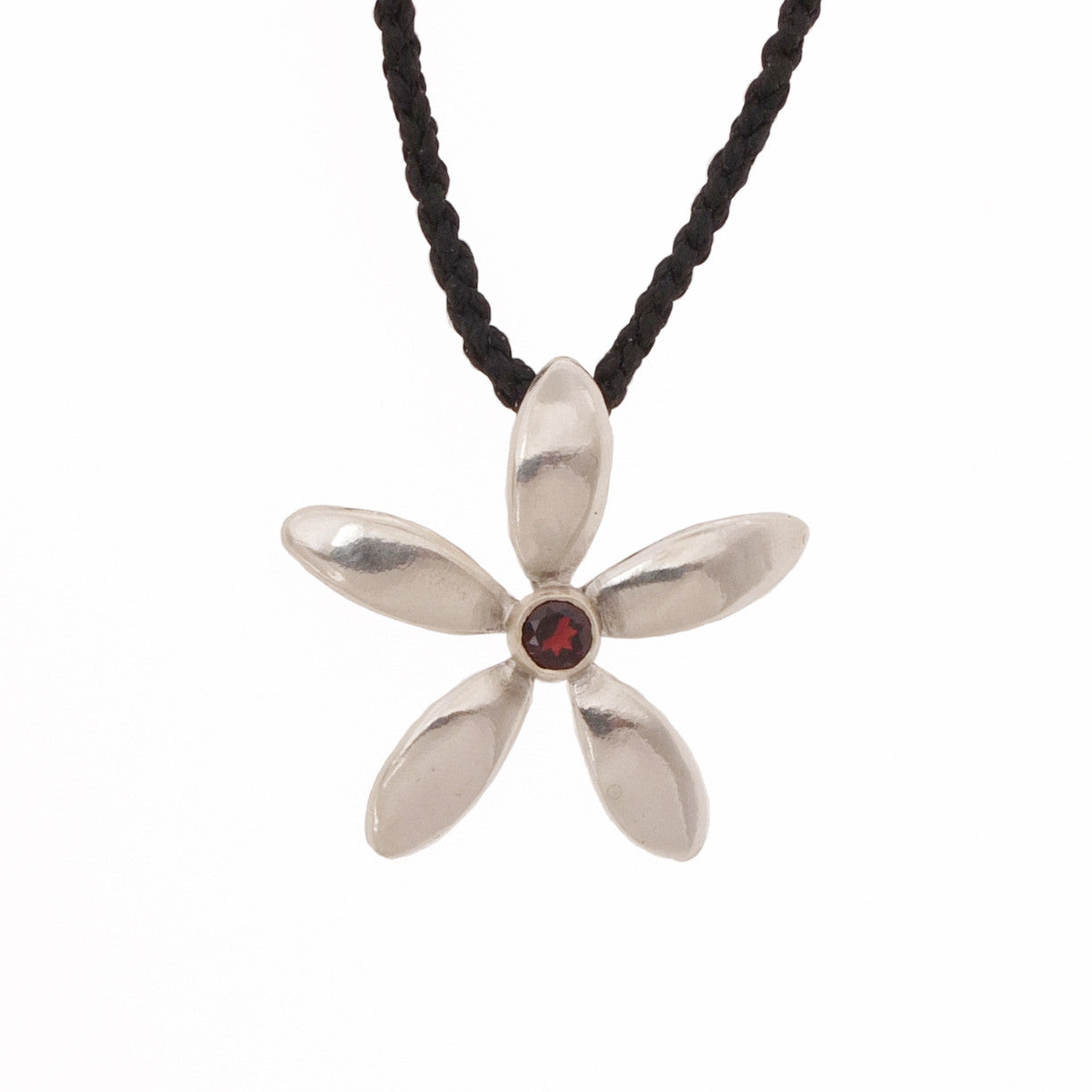 Jewellery NZ | Jasmine Silver Flower Necklace | Redmanuka