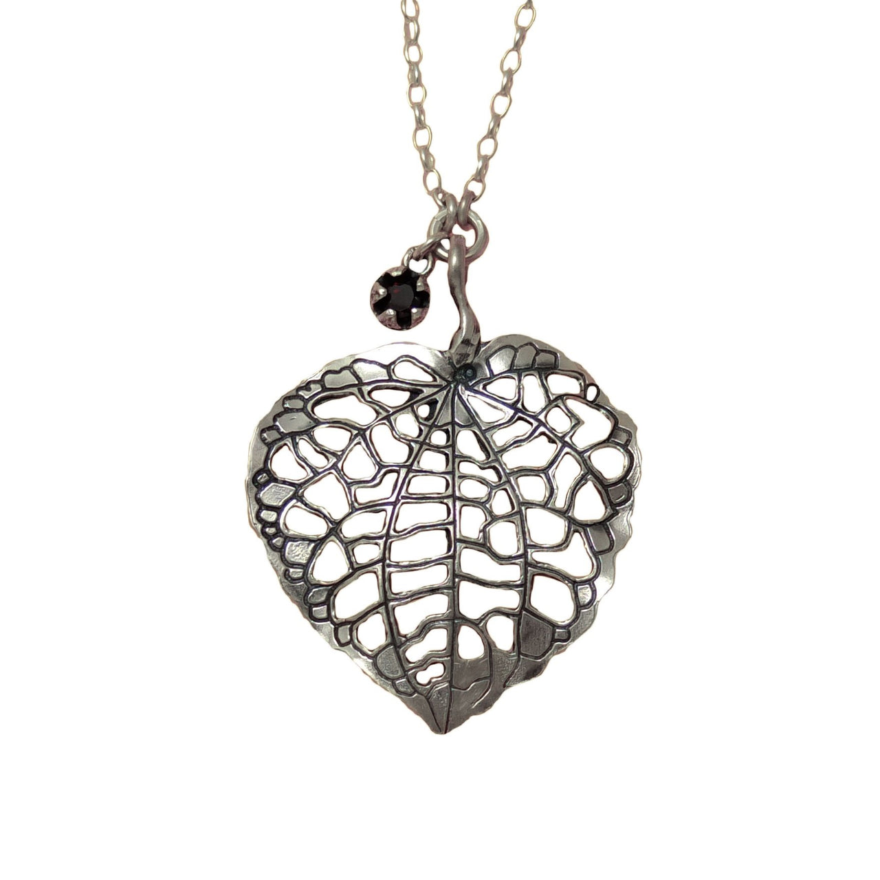 Kawakawa Silver Leaf | pendant necklace | nz jewellery