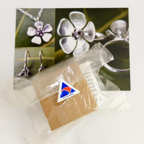 Kōwhai Necklace packaged in a  Gift Box for quick delivery  by jewellery nz designer Martyn Milligan