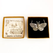 Jewellery nz | Purere Parangunu Moth Silver Necklace | Redmanuka in box 