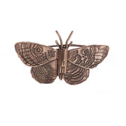 Jewellery nz | Purere Parangunu Peacock Moth Silver Brooch | Redmanuka